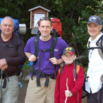 Vern and his boys on a high lakes hiking/camping trip!