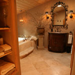 Our on-suite bath is your own luxurious spa!